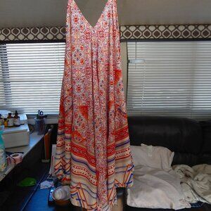 Blu Pepper Size Small Handkerchief Boho Dress.